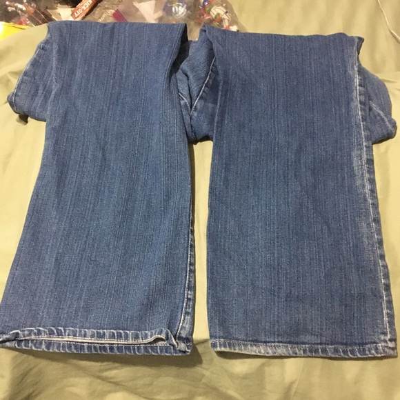 Seven 7 Plus Size Sequined Pockets Medium Wash Bootcut Jeans - Picture 6 of 11